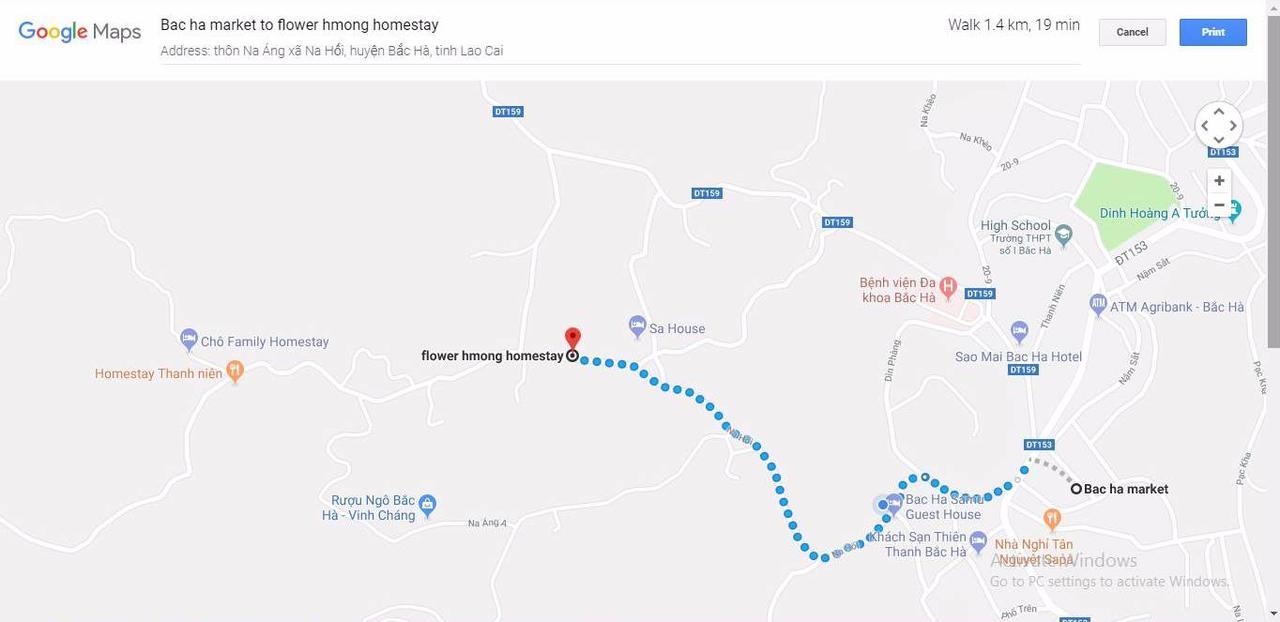 Flower Hmong Homestay Bac Ha  Εξωτερικό φωτογραφία